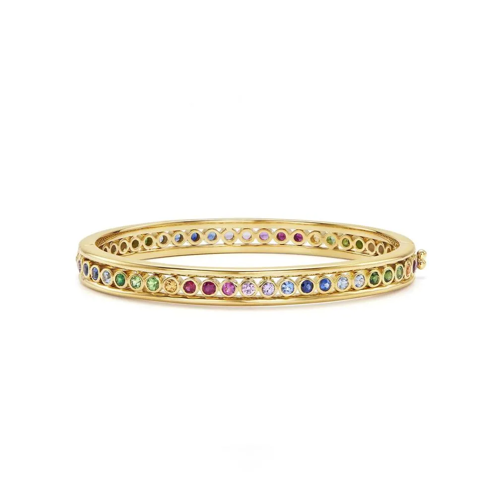 18K RAINBOW ETERNITY BRACELET