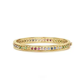 18K RAINBOW ETERNITY BRACELET