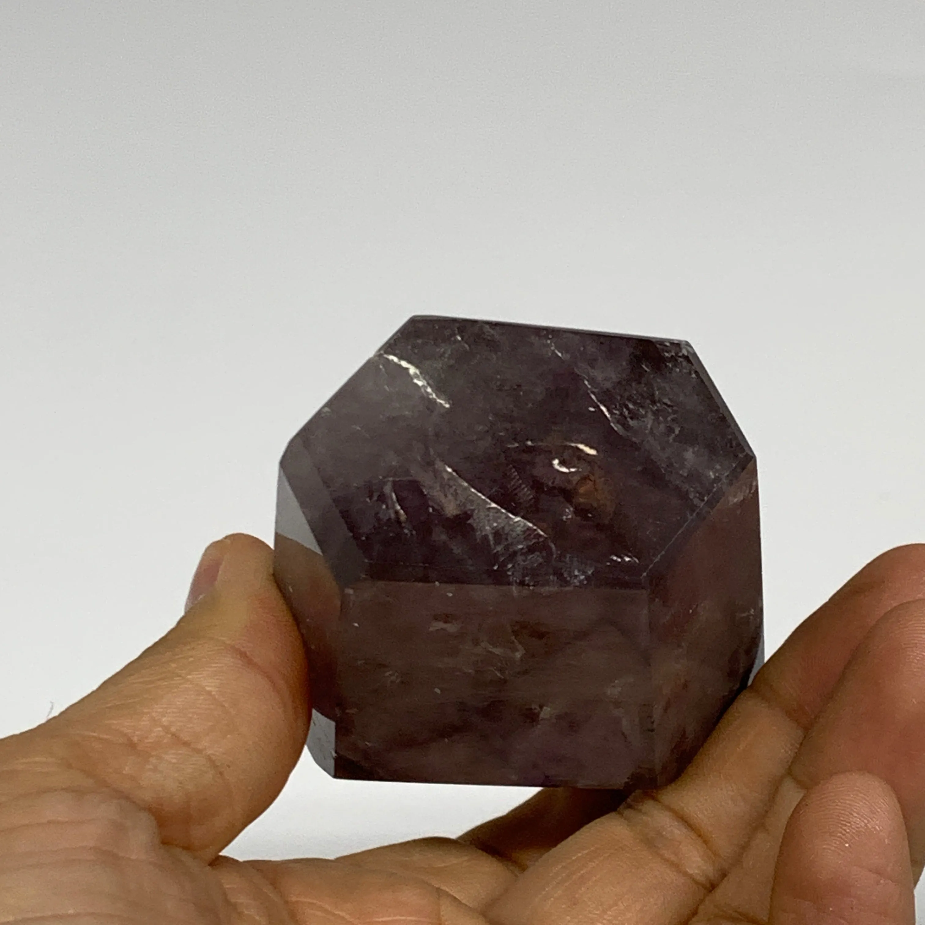 194.3g, 2.8"x2.1"x1.4", Natural Amethyst Tower Point Obelisk @Brazil, B32272
