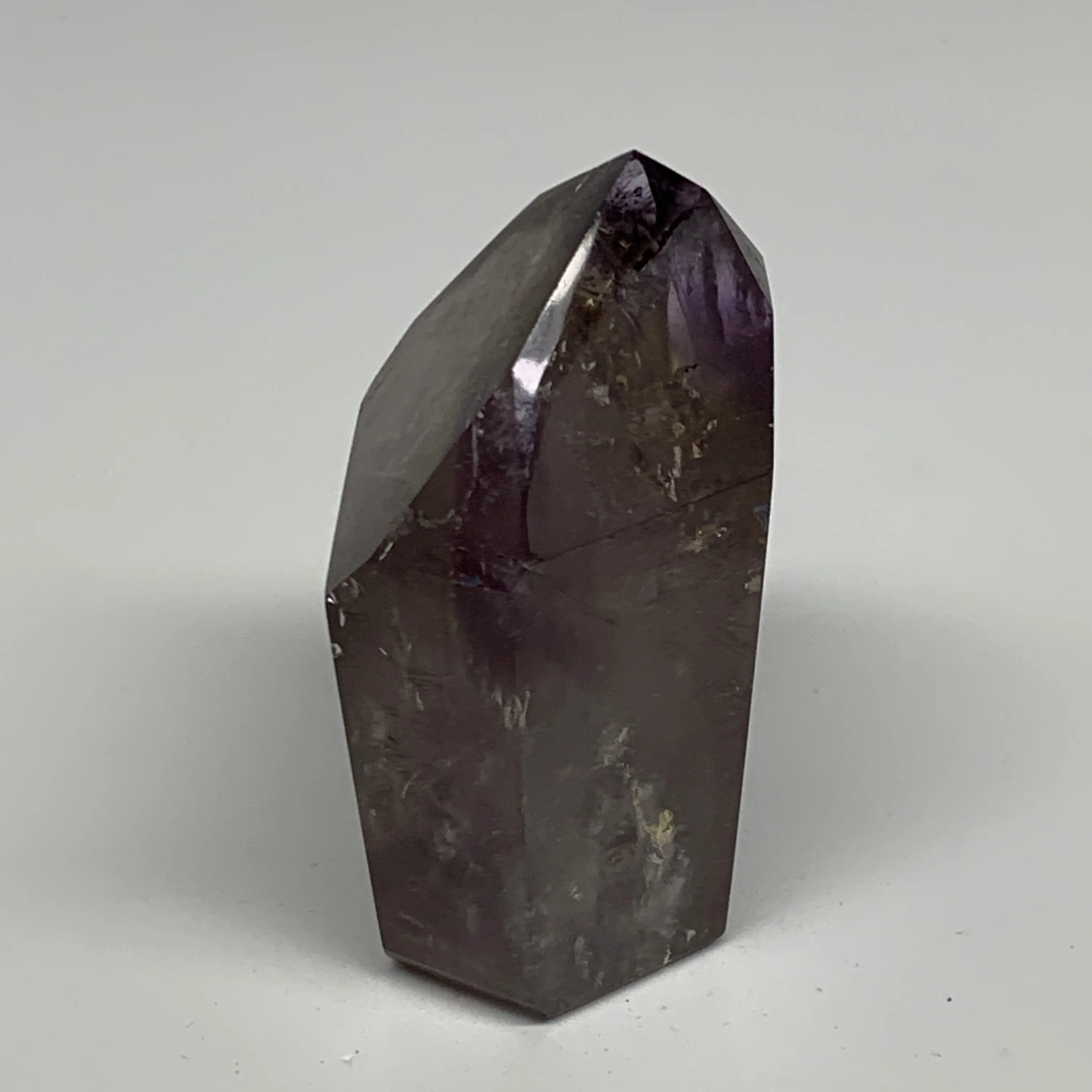 194.3g, 2.8"x2.1"x1.4", Natural Amethyst Tower Point Obelisk @Brazil, B32272