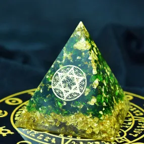 60mm Handmade Pyramid Amethyst Crystal Sphere With Amethyst Natural Cristal Stone