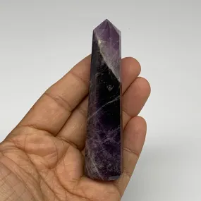 66g,  3.6"x0.8", Natural Amethyst Tower Point Obelisk @Brazil, B31235