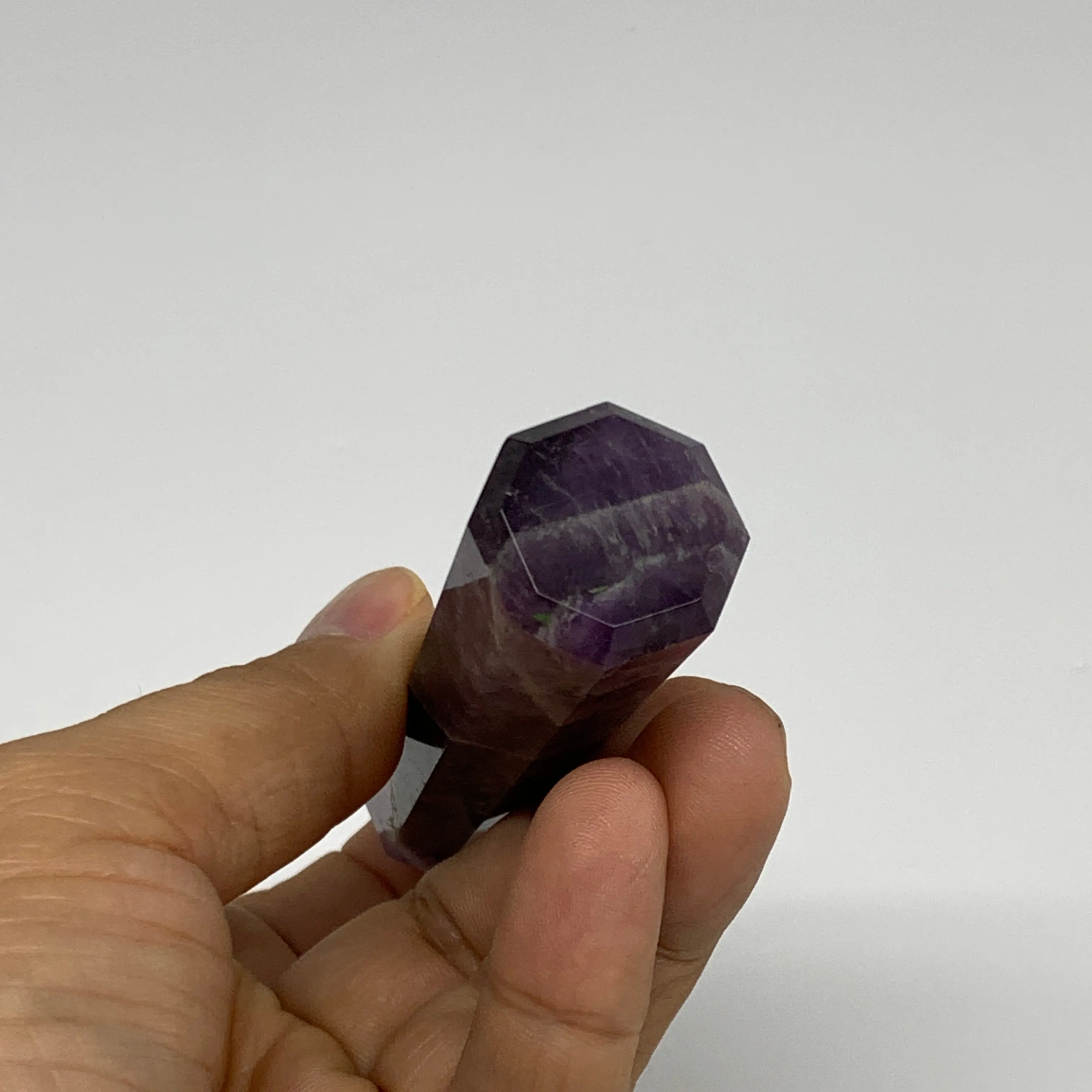 66g,  3.6"x0.8", Natural Amethyst Tower Point Obelisk @Brazil, B31235