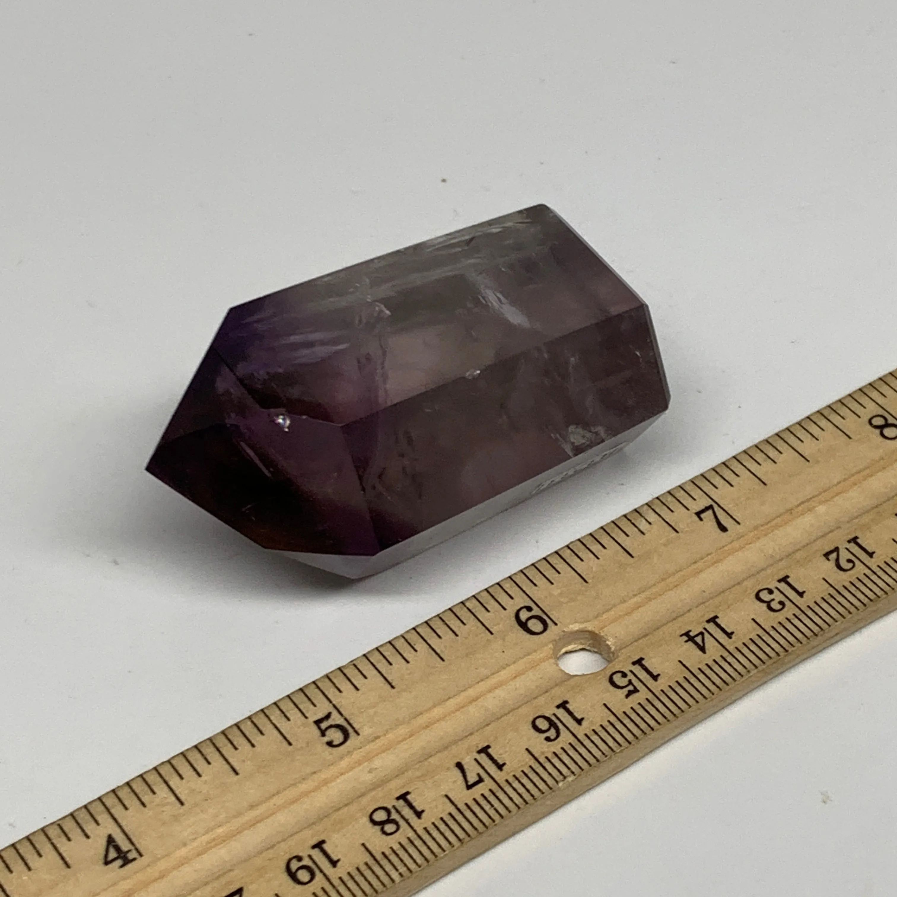 87.5g, 2.3"x1.4"x1", Natural Amethyst Tower Point Obelisk @Brazil, B32331