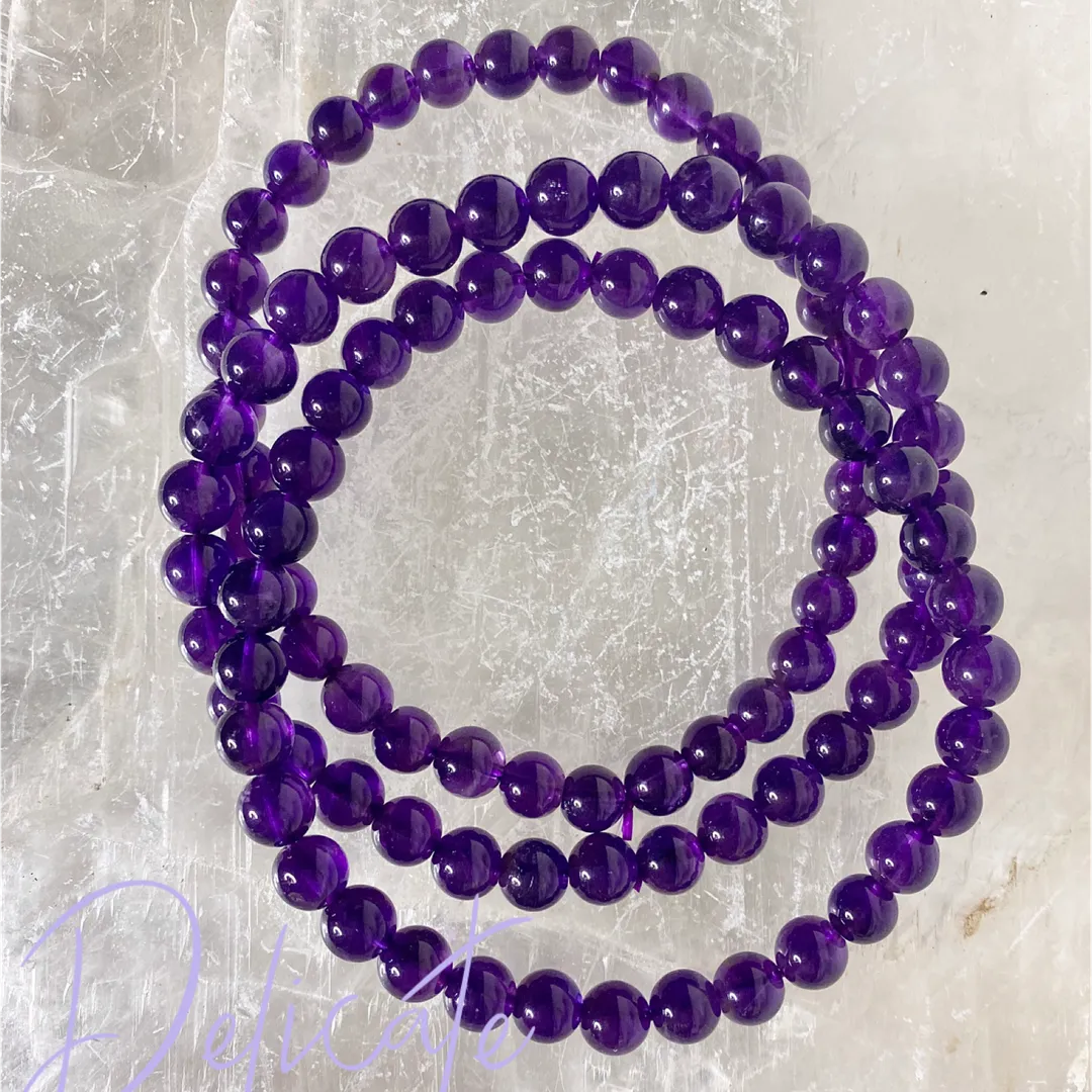 Amethyst Bracelet for Intuition, Connection with the Divine and Sobriety
