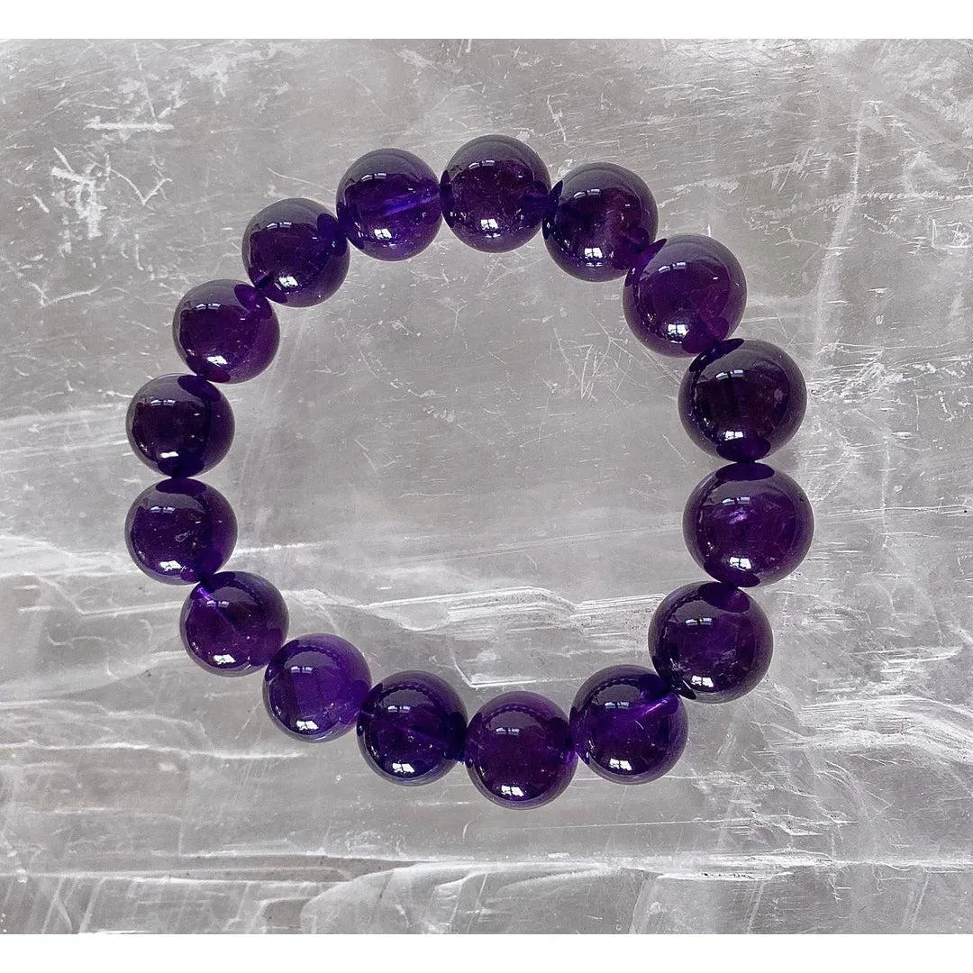 Amethyst Bracelet for Intuition, Connection with the Divine and Sobriety