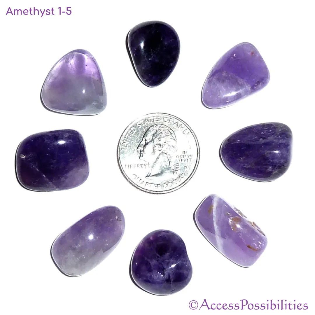 Amethyst Tumbled Stones From Uruguay