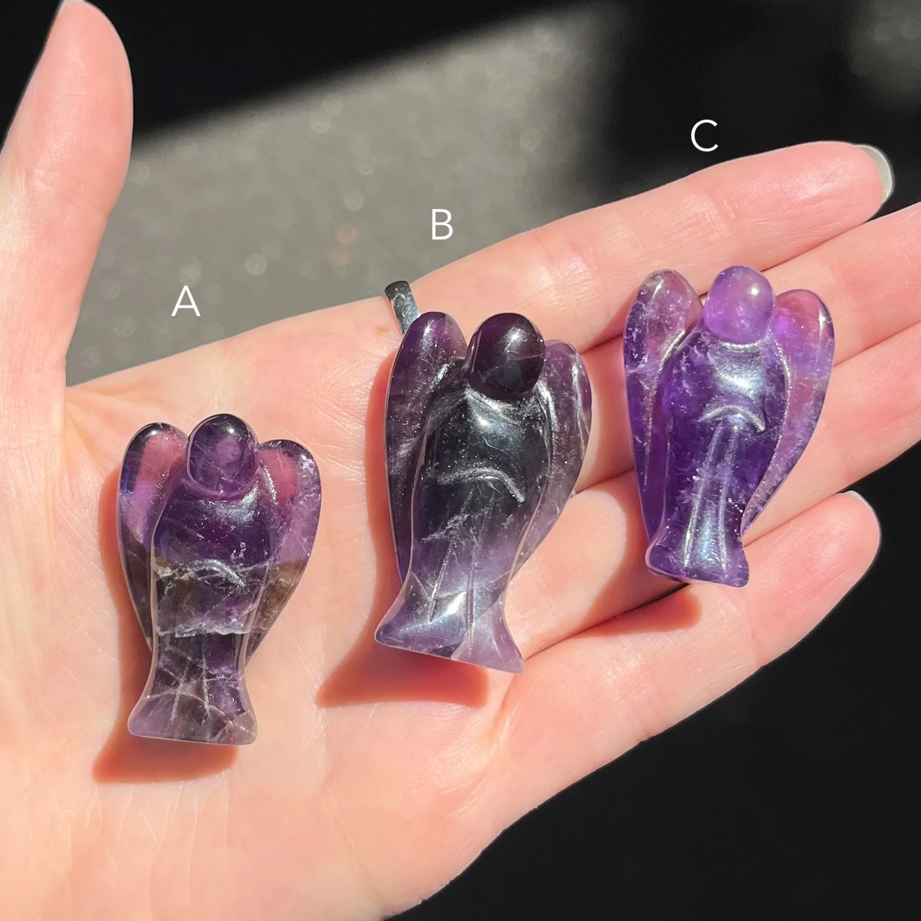 Angel Statues, Amethyst