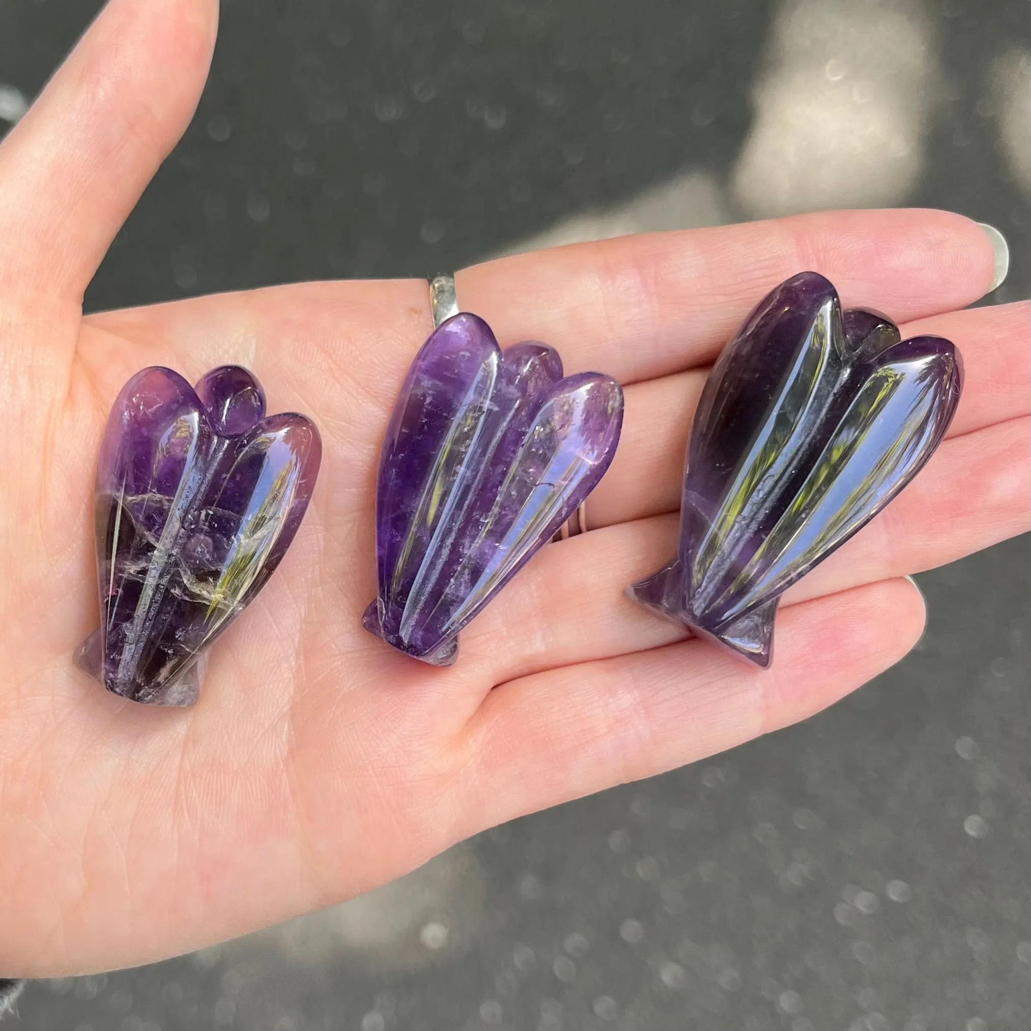 Angel Statues, Amethyst