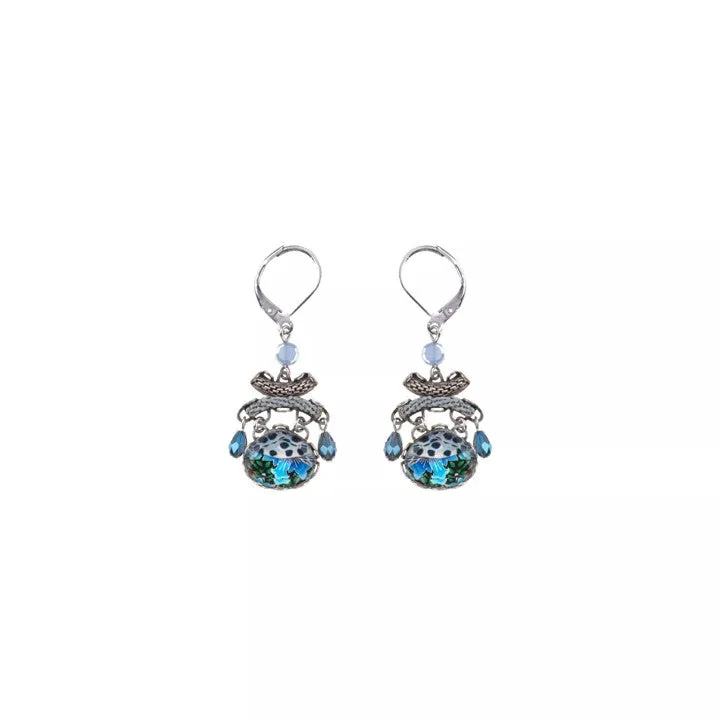 Ayala Bar - R2049 Blue Deep Sea Cordelia Earrings