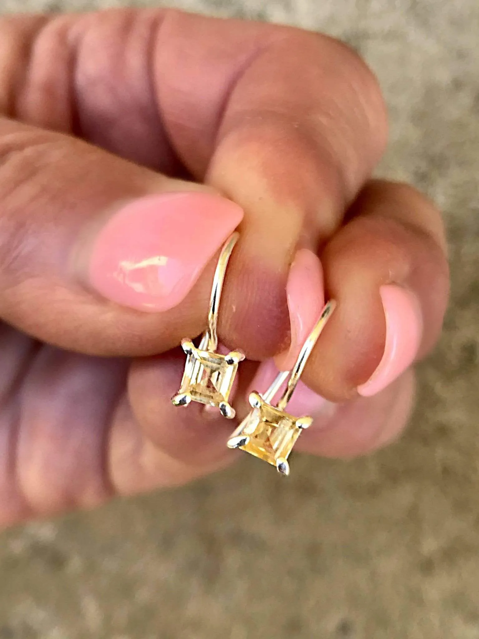 Birthstone Mini-Drops Citrine