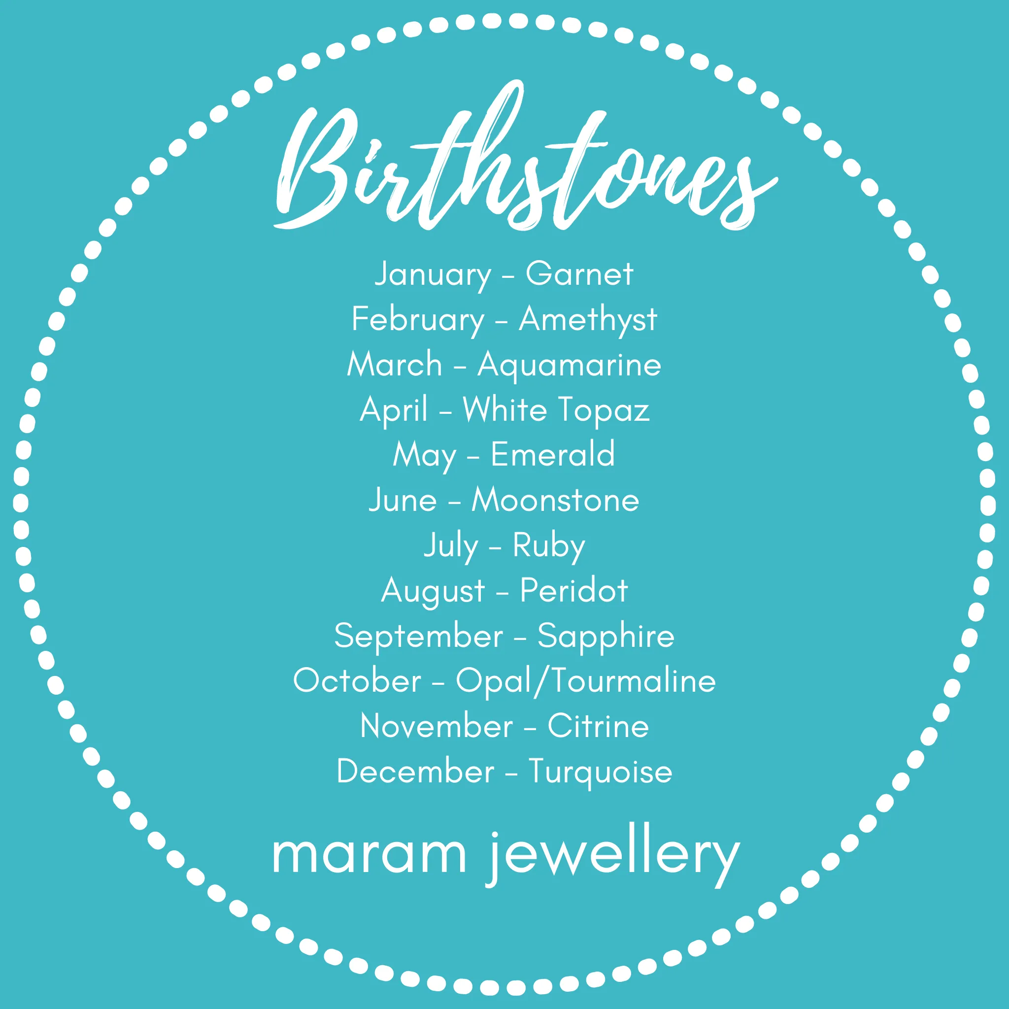 Birthstone Stacker Ring - Small 3mm Gemstone