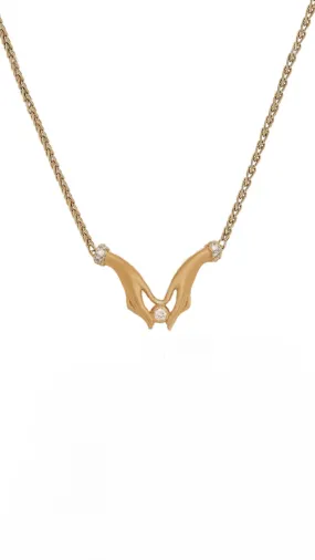 Bonadea Necklace in Yellow Gold with Diamonds