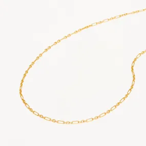 By Charlotte 19" Mixed Link Chain Necklace, Gold
