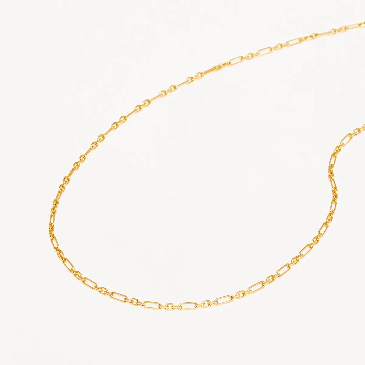 By Charlotte 19" Mixed Link Chain Necklace, Gold