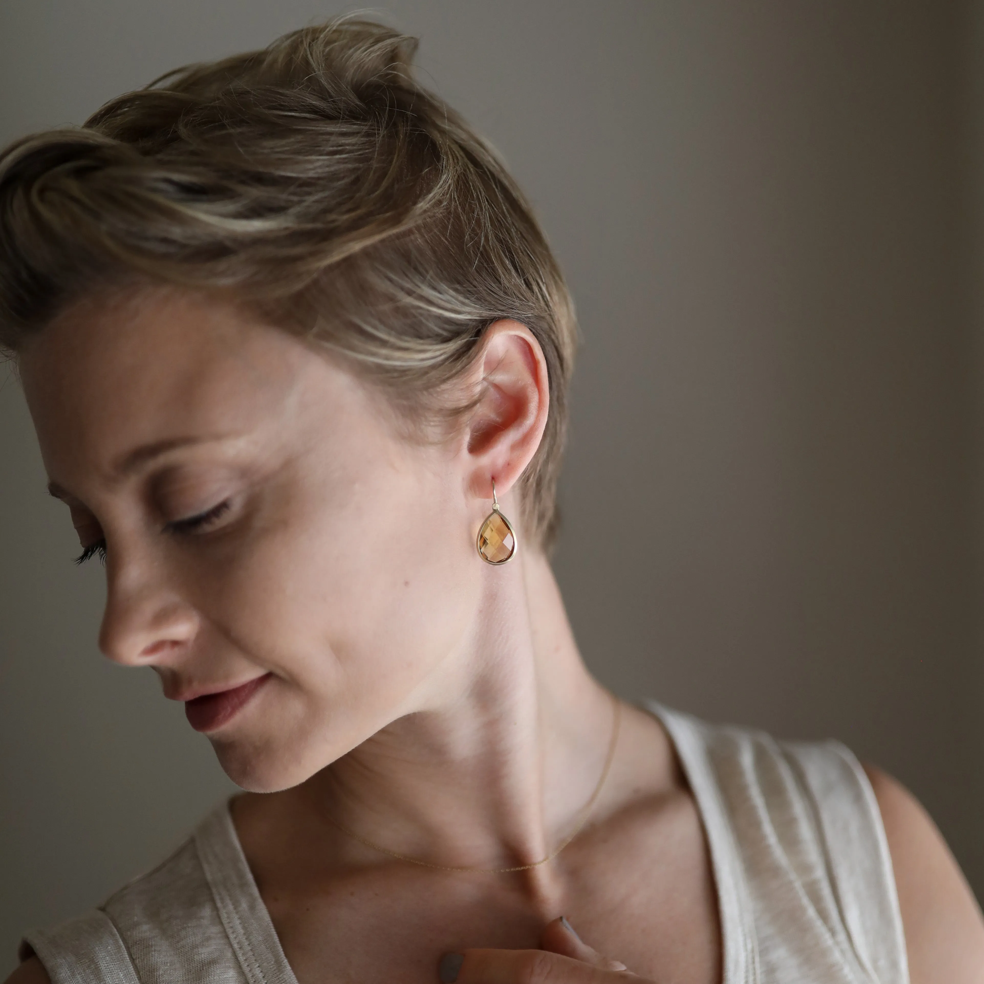 Citrine Drop Earrings