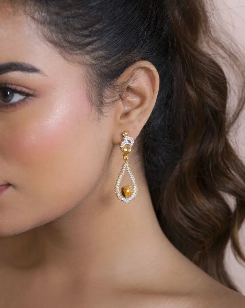Citrine Drop Earrings