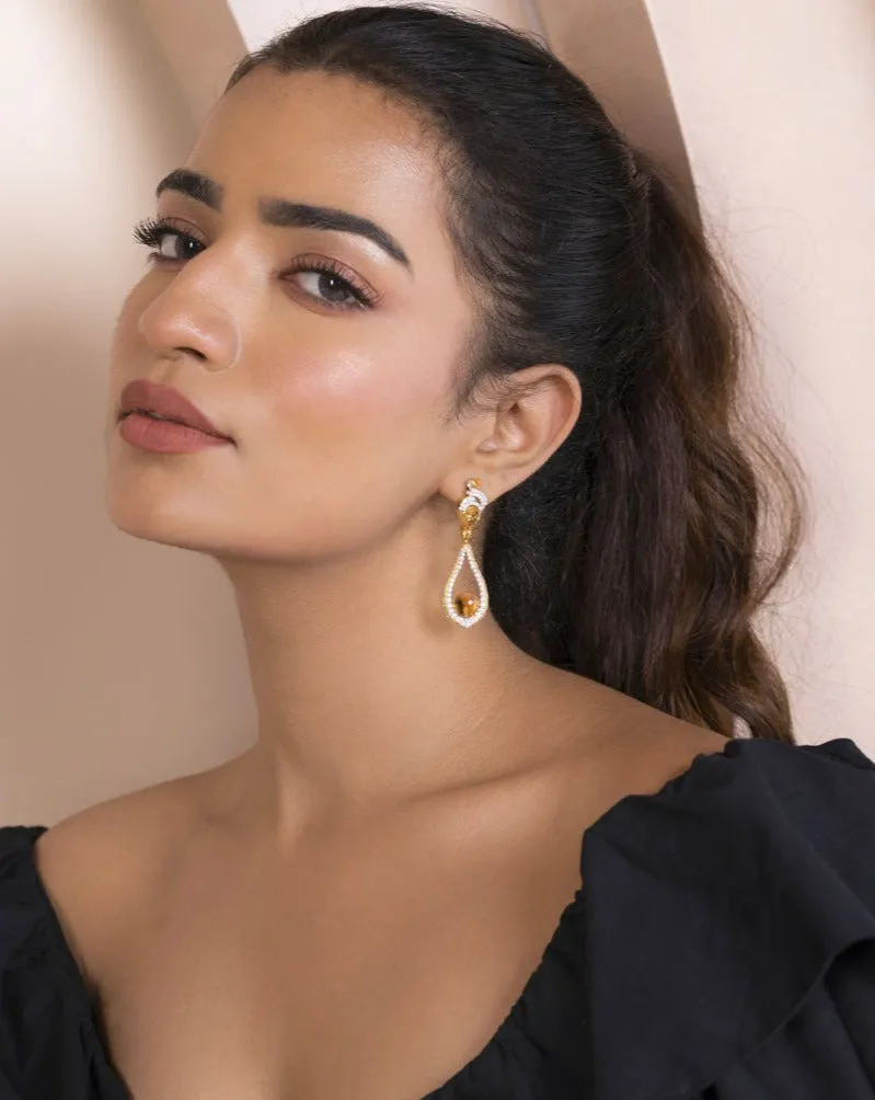 Citrine Drop Earrings