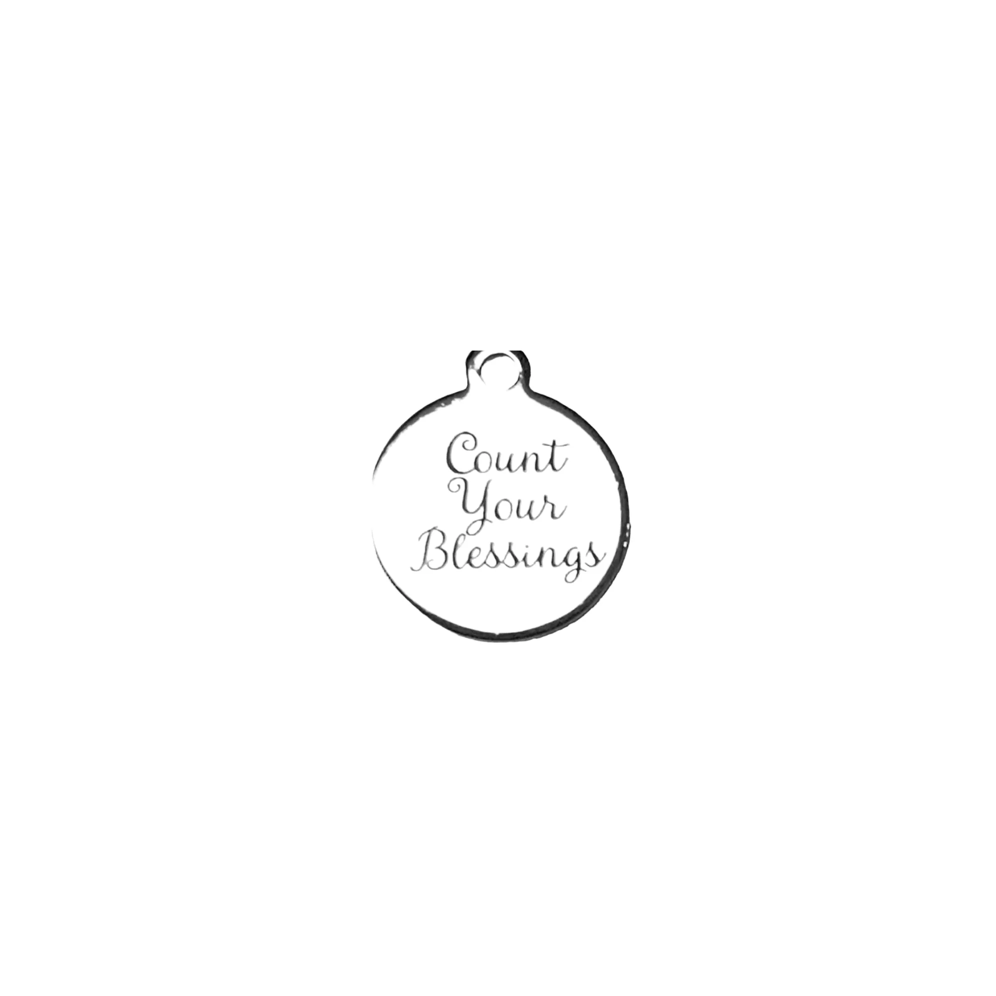 Count Your Blessings Charm