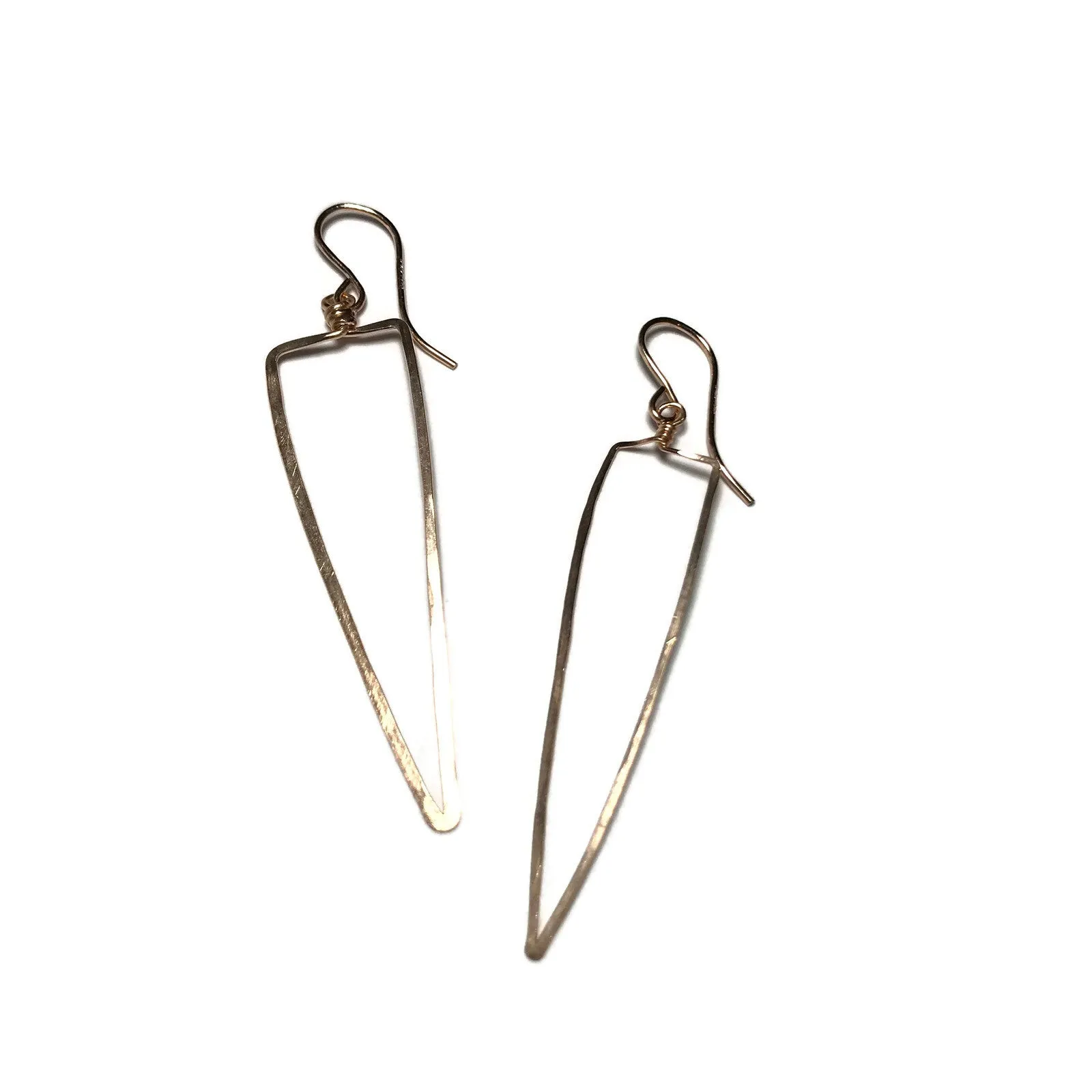 Dagger Triangle Earrings