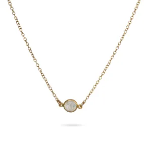 Dainty Moonstone Necklace