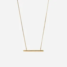 Dent Beside 10K Gold Necklace