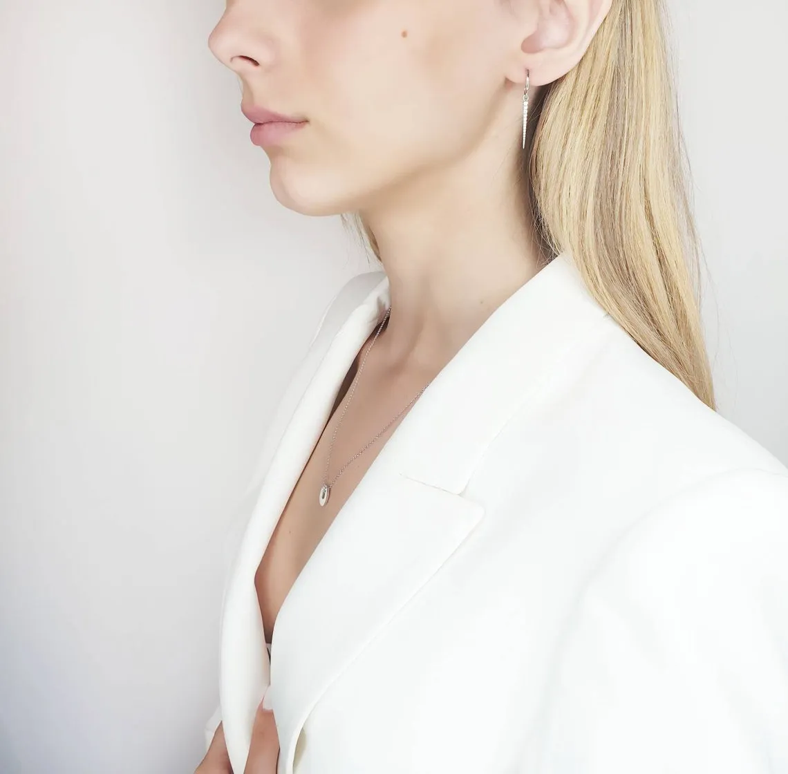 Diamond arrow earrings