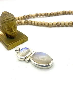 Double Moonstone Pendant