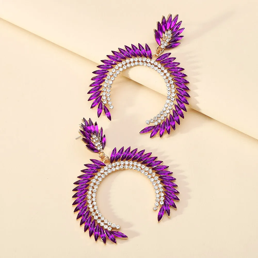 Elegant Modern Big Dangle Earrings For Women