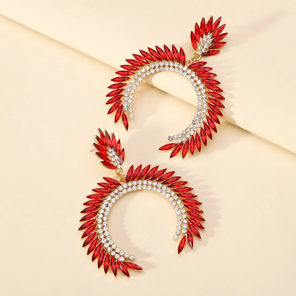 Elegant Modern Big Dangle Earrings For Women