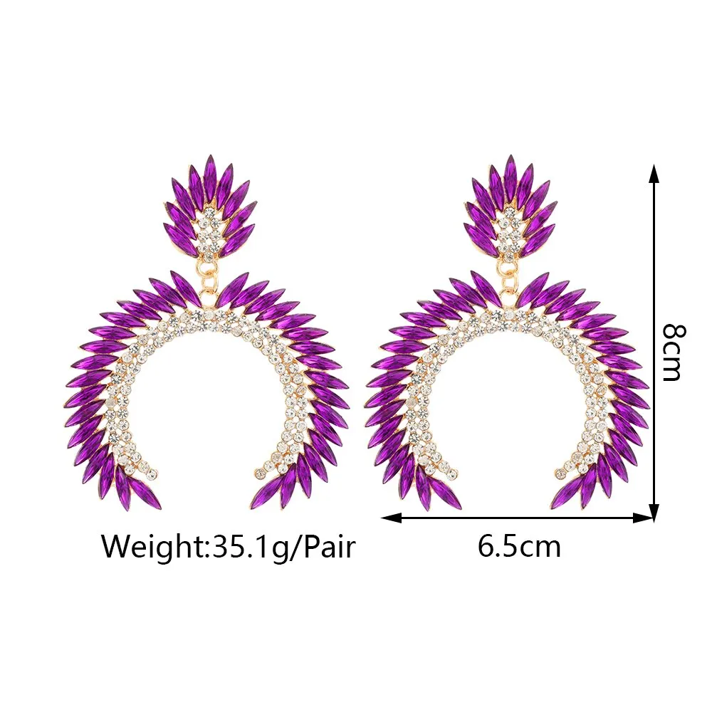 Elegant Modern Big Dangle Earrings For Women