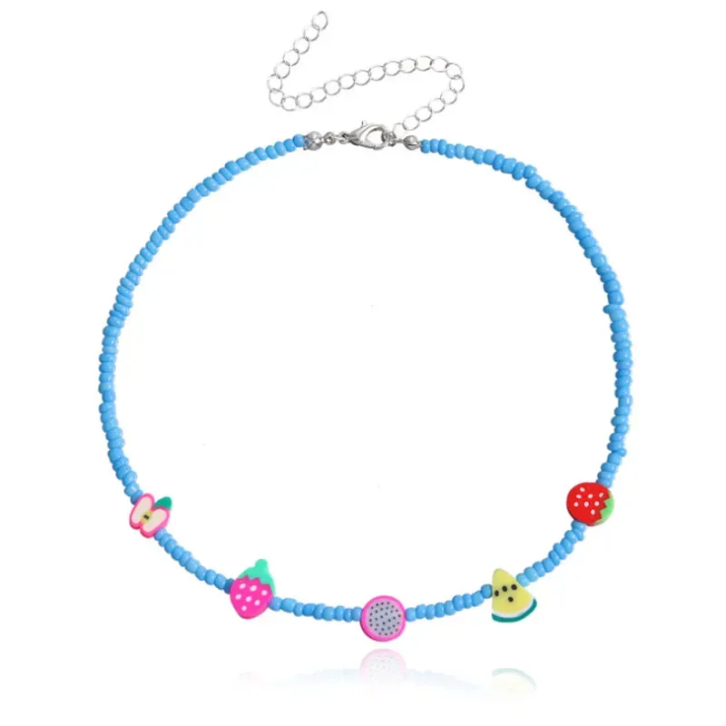 Fashion Colorful Beads Fruit Necklaces for Women