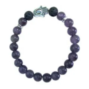 Hamsa Bracelet - Amethyst