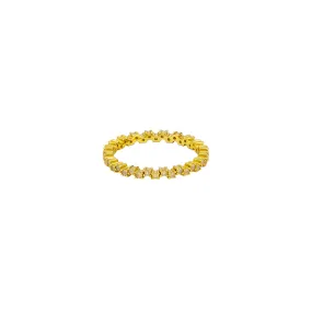 Harriet Ring Sterling Silver - Gold/Opal