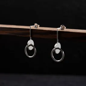 Interlocking circles earrings N°11
