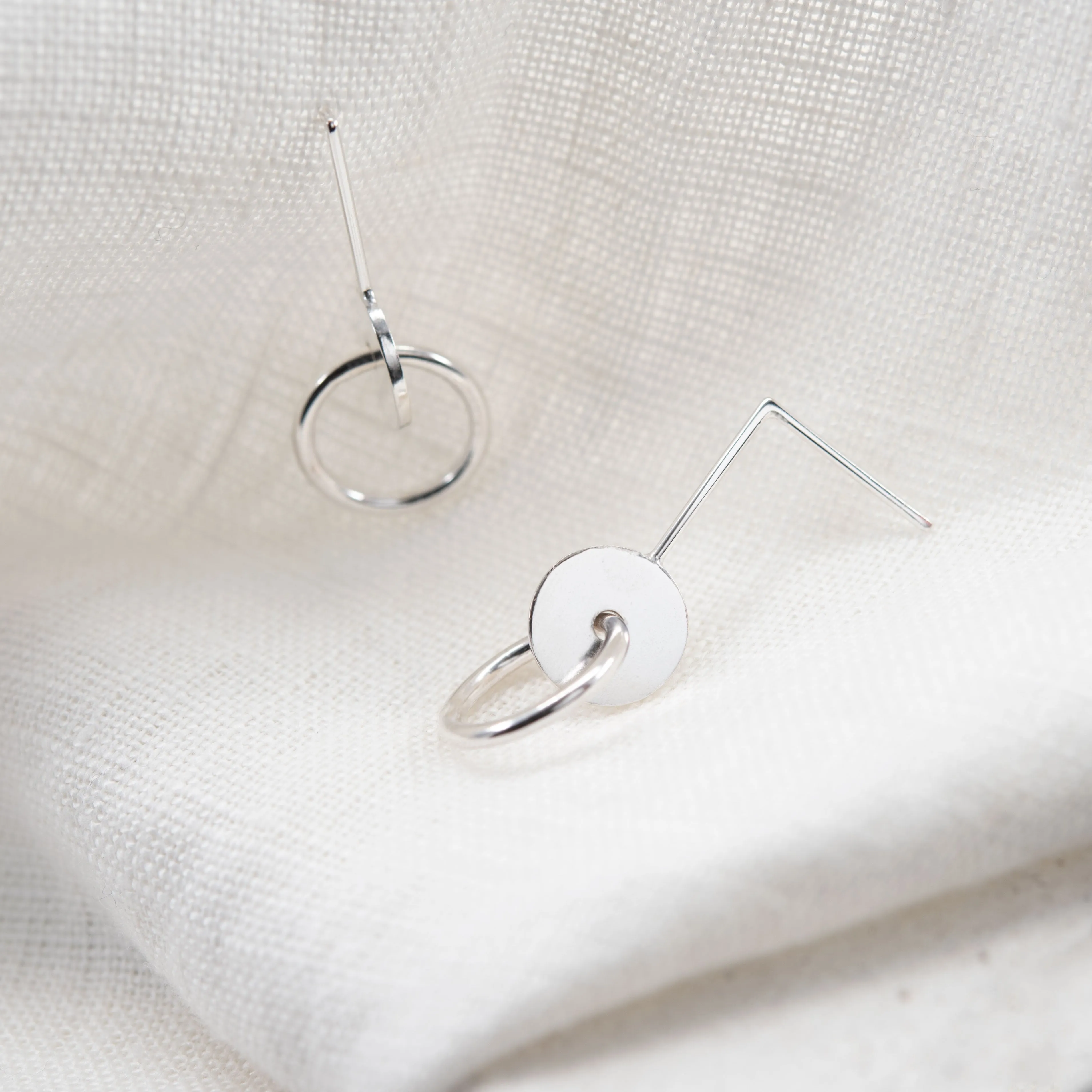 Interlocking circles earrings N°11