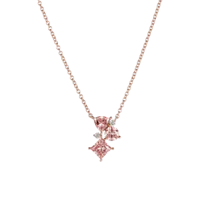 Joyful pink necklace