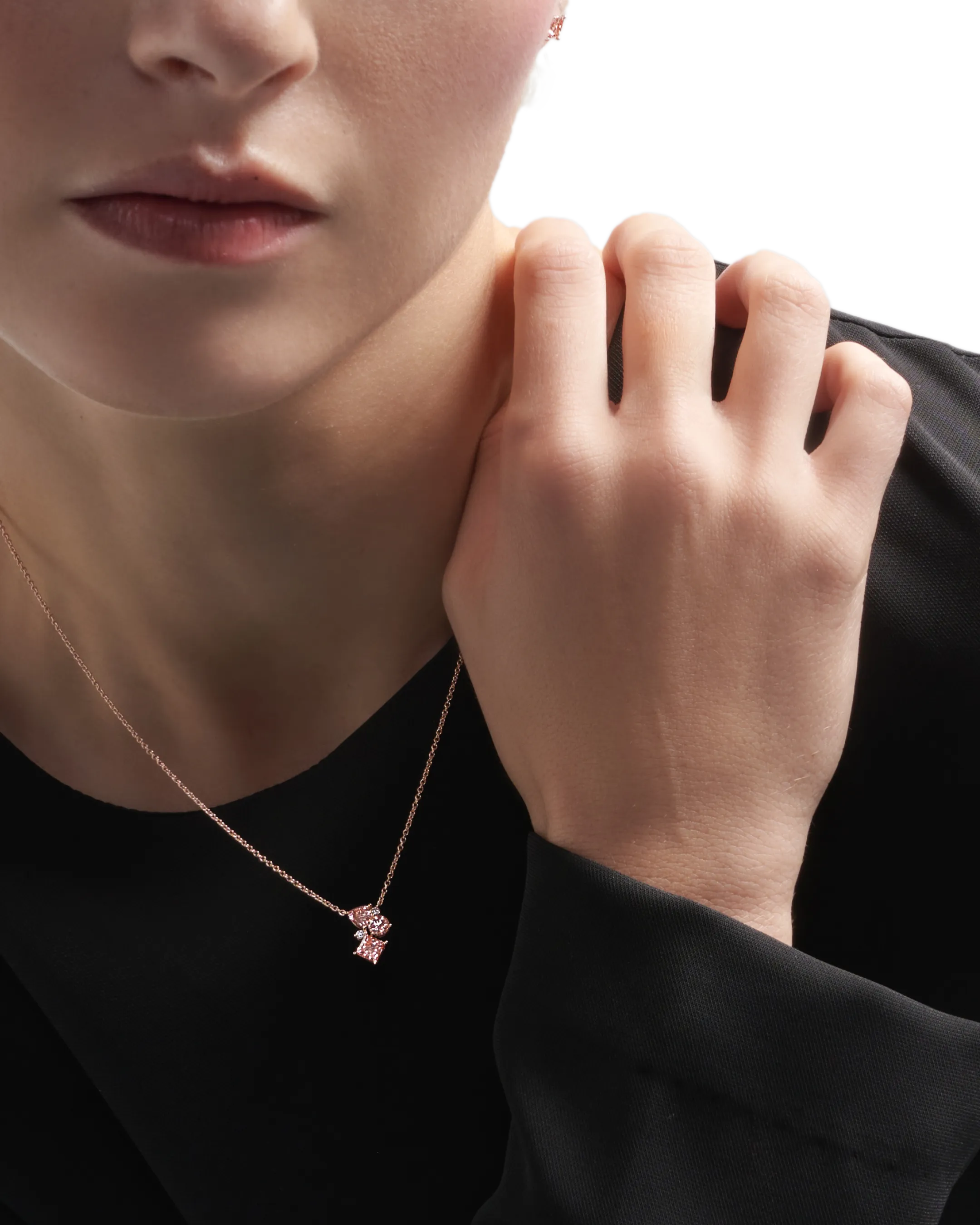 Joyful pink necklace
