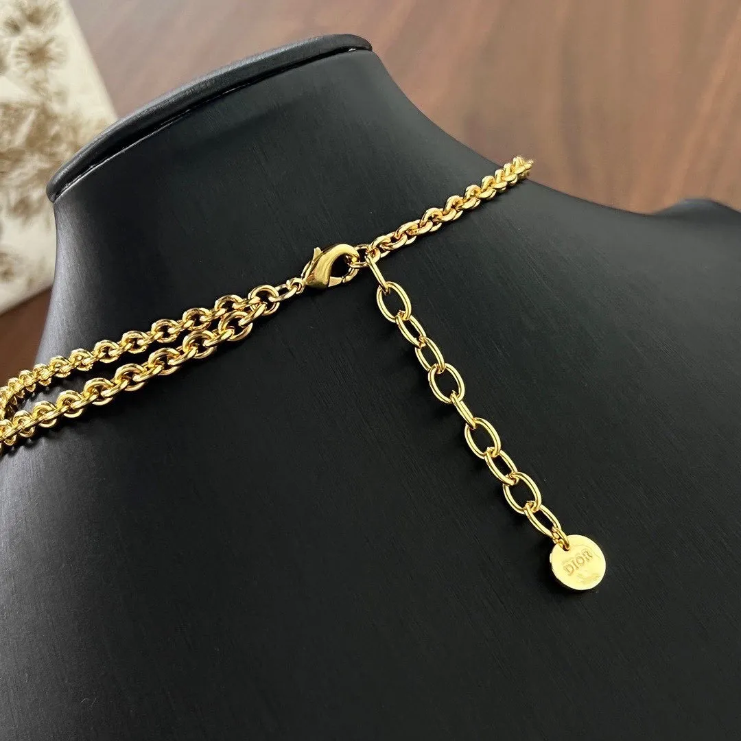 JW658 CD Navy Necklace
