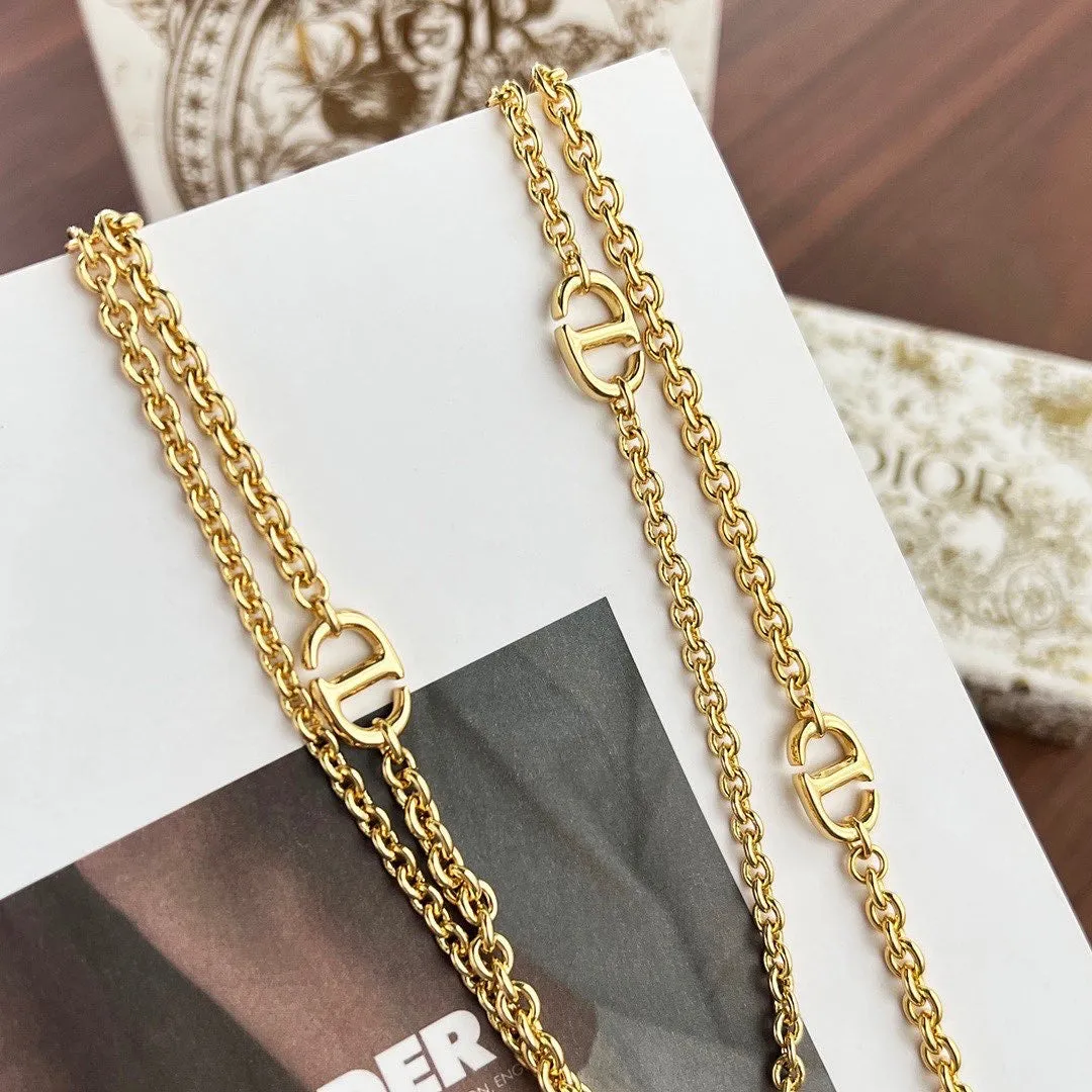 JW658 CD Navy Necklace