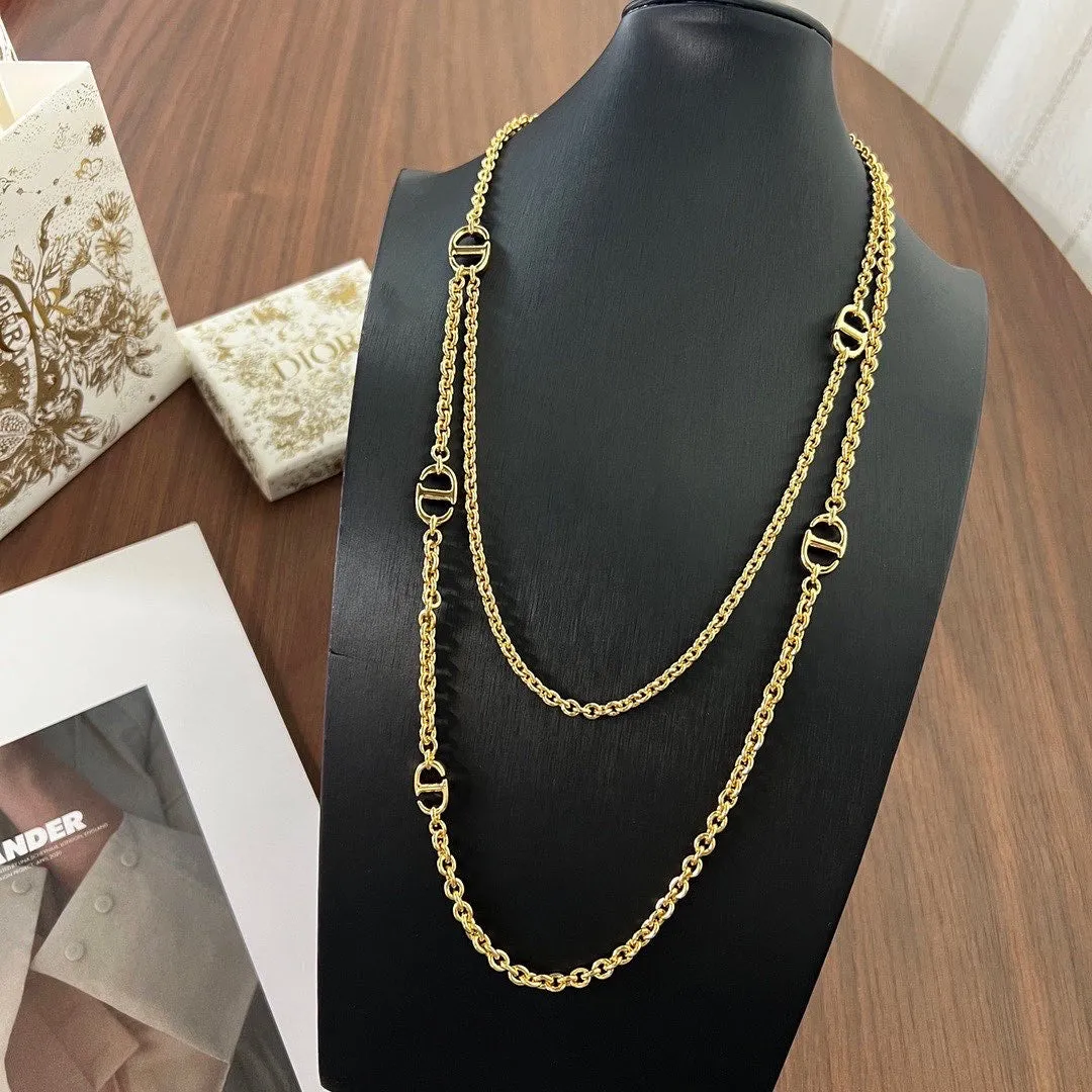 JW658 CD Navy Necklace