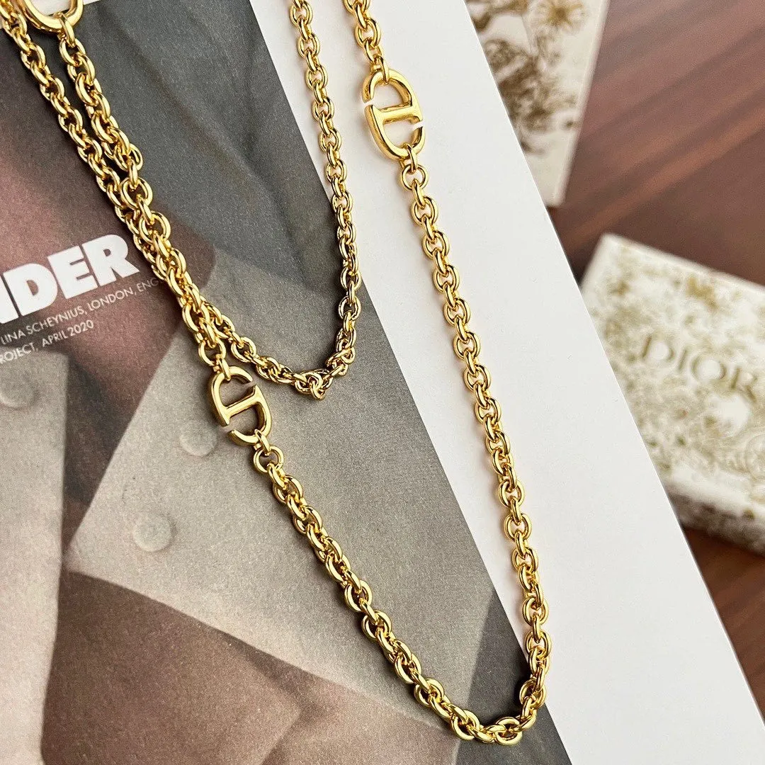 JW658 CD Navy Necklace