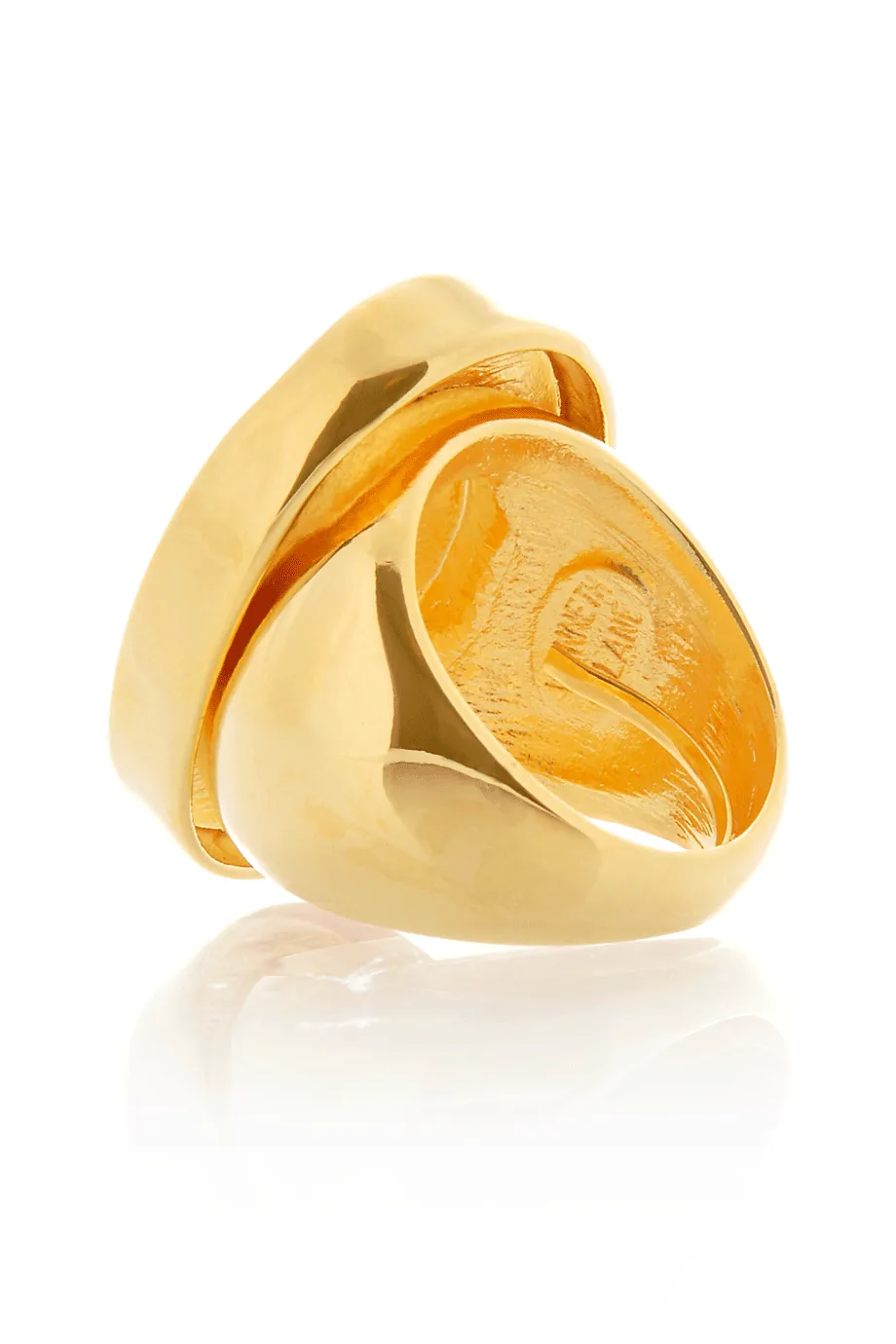 KENNETH JAY LANE KLARA White Enamel Ring