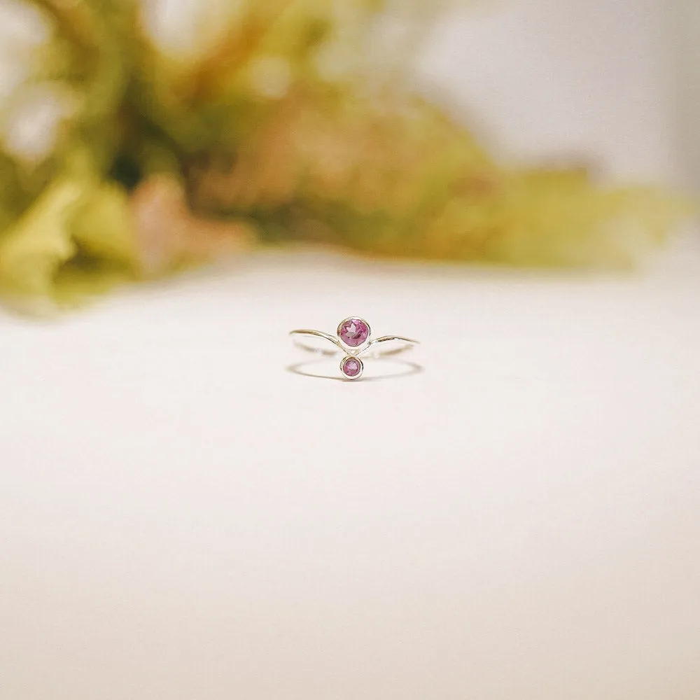 Lia Gemstone Sterling Silver Rings