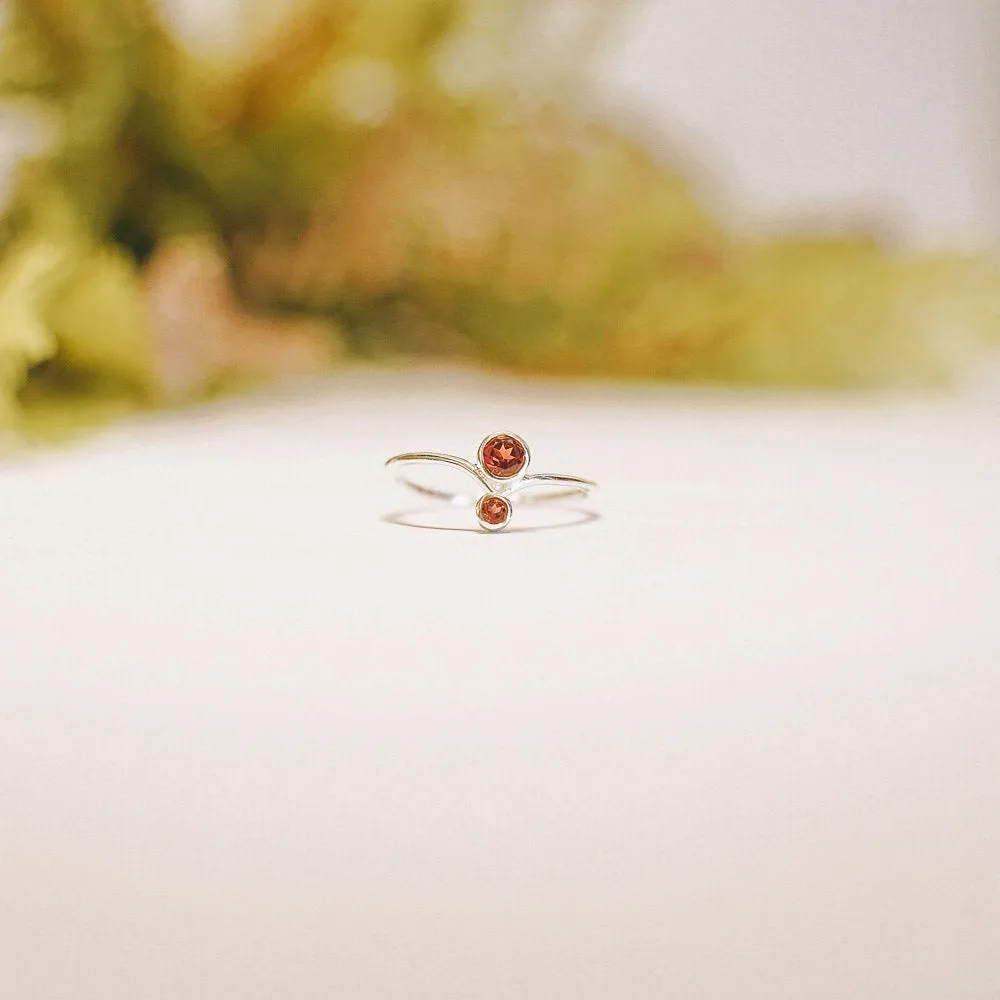 Lia Gemstone Sterling Silver Rings