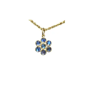 Minimalist 14k Gold Flower Pendant