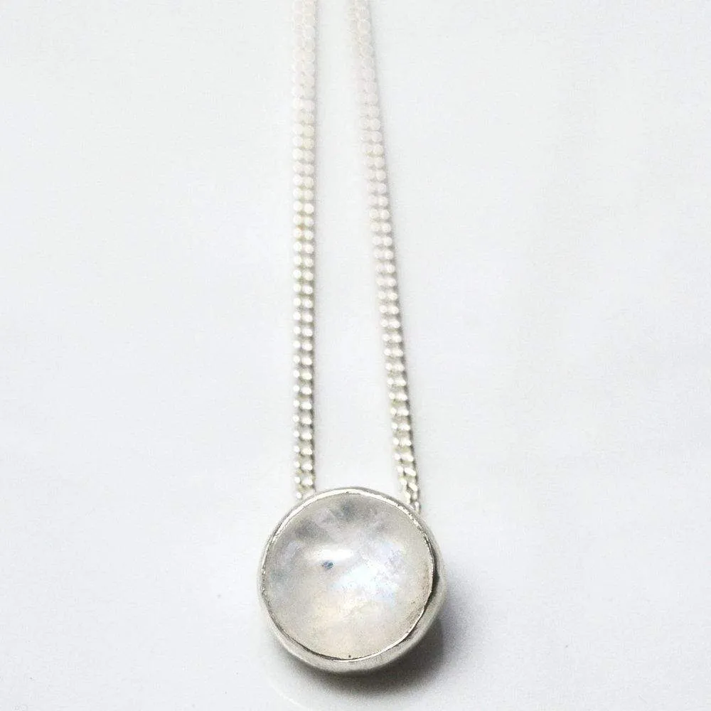 Moonstone pendant necklace