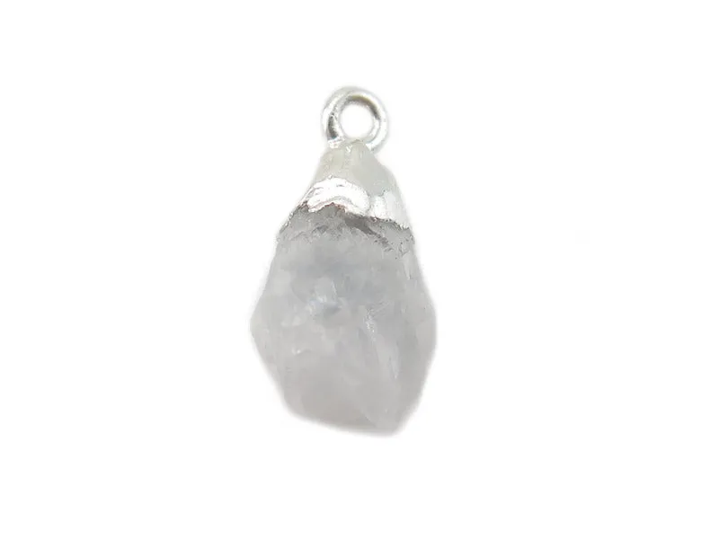Moonstone Raw Crystal Pendant