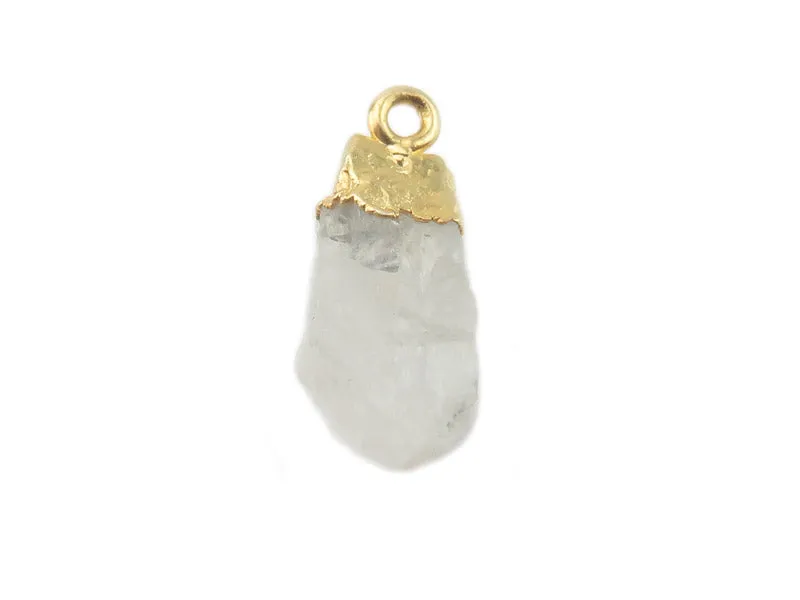 Moonstone Raw Crystal Pendant