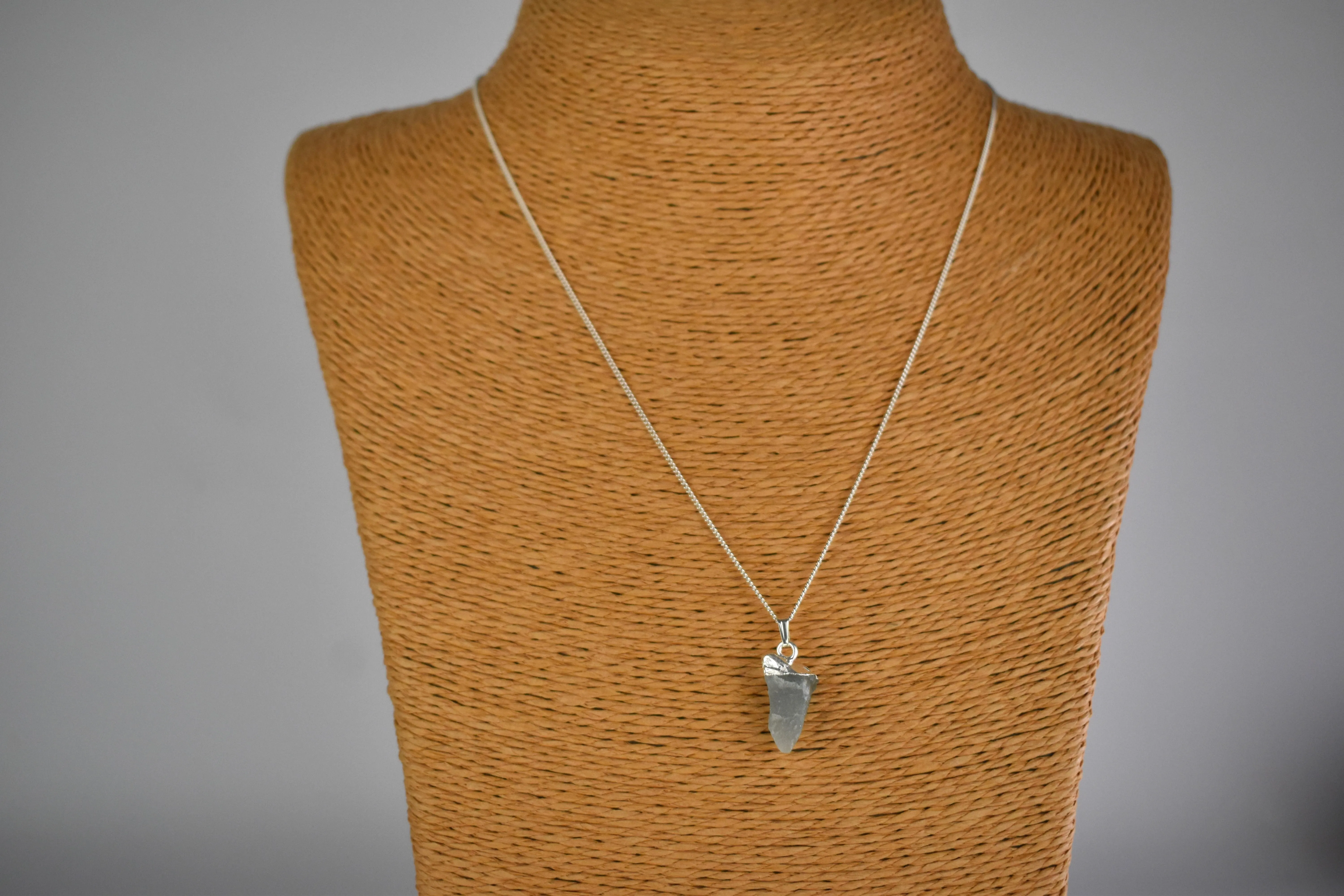 Moonstone Raw Crystal Pendant